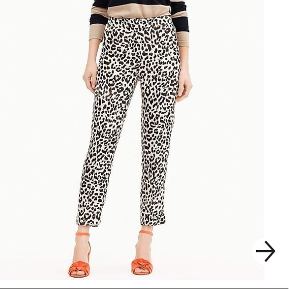 J. Crew Pants - Leopard print pants